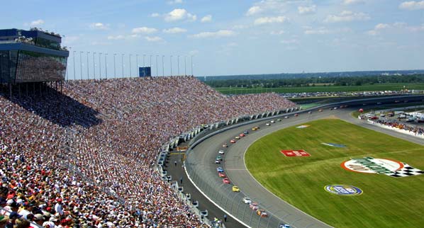 nascar infield, chicago motor speedway, joliet illinois