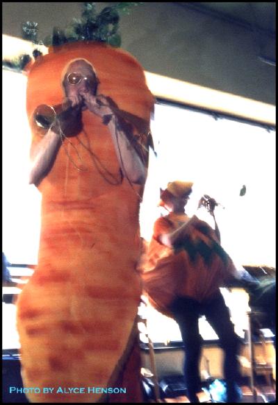 carrot and pumkin horn section
