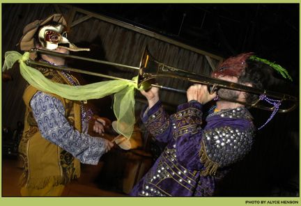 mister petey and mike smith at mardis gras, music