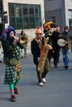 Kilt horn players bari sax trombone