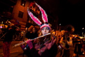 chicago halloween parade marching band 2009