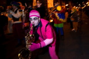 chicago halloween parade marching band 2009