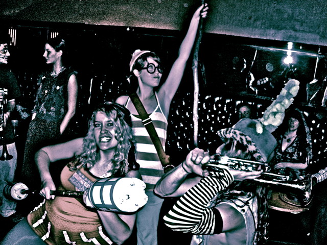 halloween zombie bunny party, chicago 2010, Wicker Park Chicago Subt