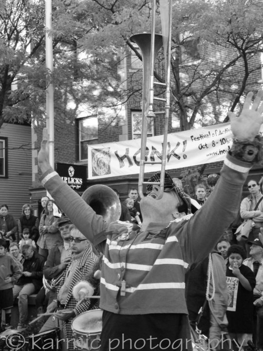honk festival trombone mike smith ee circus band