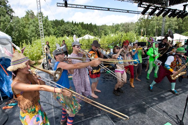 Land of NOD festival experiment, Michigan, 2010, EE group shot