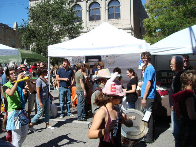 renegage craft fair chicago, marching band EE, 2010