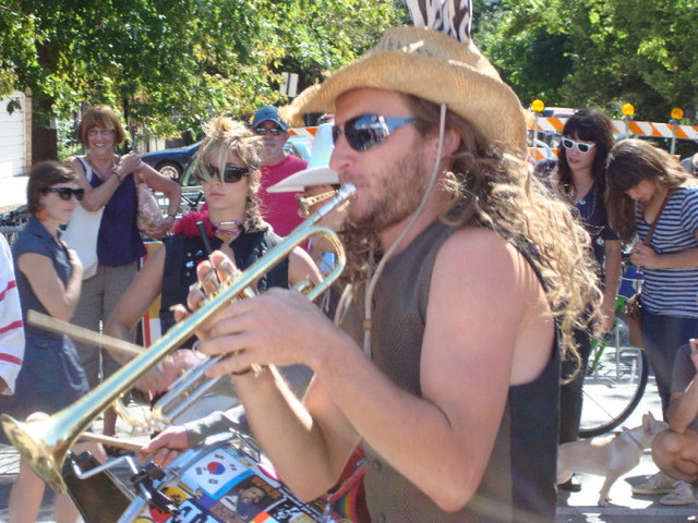 renegage craft fair chicago, marching band EE, 2010