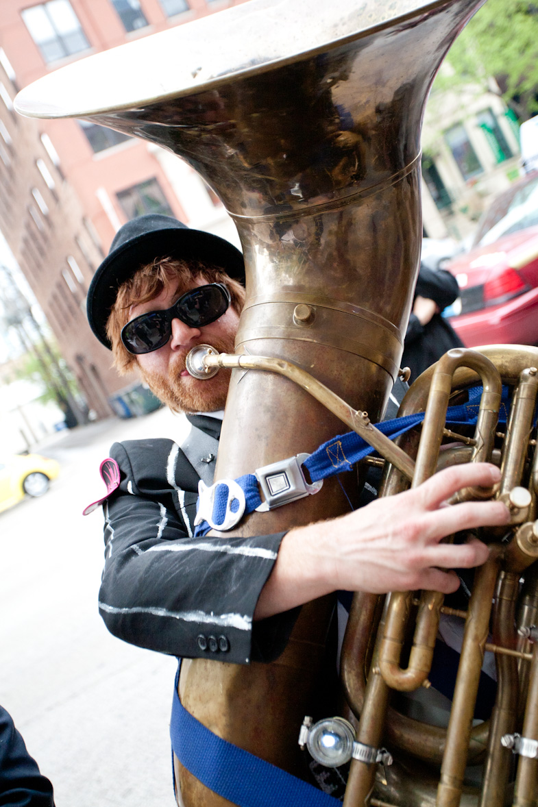 wedding tuba sousaphone player