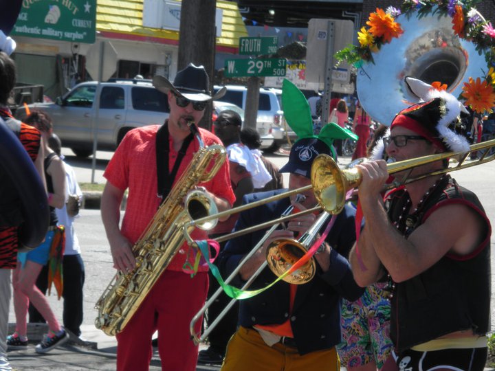 honk fest texas marching bands