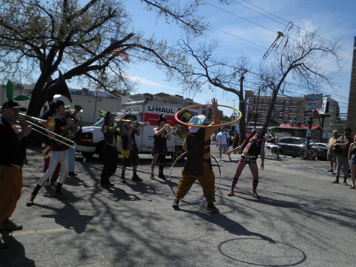 honk fest texas marching bands