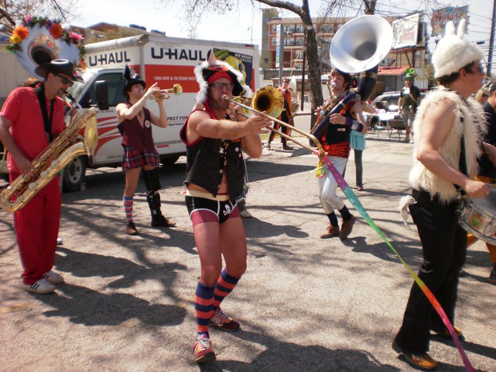 honk fest texas marching bands