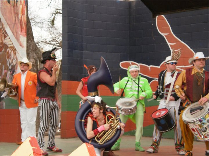 honk fest texas marching bands