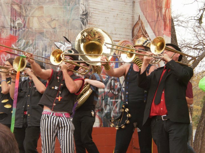 honk fest texas marching bands