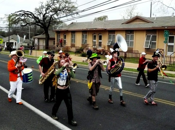 honk fest texas marching bands