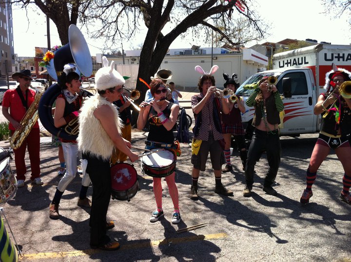 honk fest texas marching bands